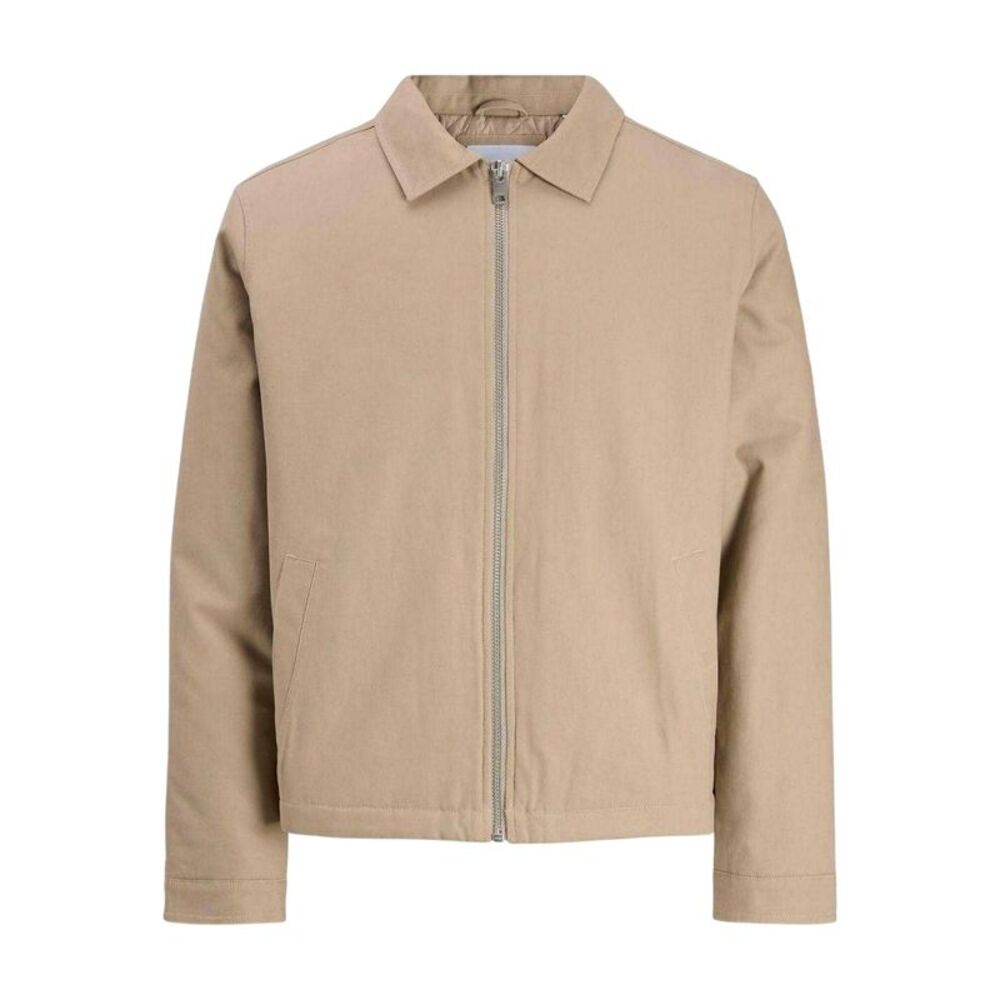 Jack And Jones Mens Plain Cotton Jacket / Crockery